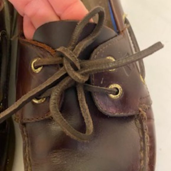 Clear Out- VGUC Sperry Leeward 2-Eye Yacht Club Boat Shoe size 12 in Amaretto - Picture 14 of 15